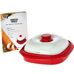 Rangemate Square Microwave Grill w/ Recipe Book